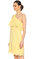 Lauren Tek Kollu Sarı Elbise #3