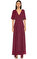 BCBG MAX AZRIA Bordo Gece Elbisesi #2