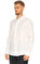 Les Hommes Zımba Detaylı Beyaz Gömlek #4