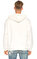 Mr Completely Kapüşonlu Beyaz Sweatshirt #5