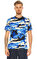 Sandro Kamuflaj Renkli T-Shirt #3