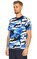 Sandro Kamuflaj Renkli T-Shirt #4