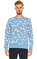 Sandro Karma Desen Mavi Sweatshirt #3