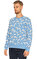 Sandro Karma Desen Mavi Sweatshirt #4