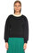 Maje İnci İşlemeli Siyah Sweatshirt #1