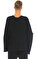 Chalayan Geniş Kesim Siyah Sweatshirt #5