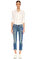 7 For All Mankind İşleme Detaylı Jean Mavi Pantolon #5