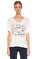 Wildfox Baskı Desen Beyaz T-Shirt #1