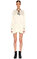 Tularosa Şal Yaka Mini Krem Rengi Elbise #1