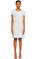 Rene Derhy Karma Desenli Mor-Beyaz Elbise #1