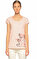 Guess Baskı Desen Pembe T-Shirt #3