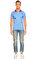 Gucci İşleme Detaylı Mavi Polo T-Shirt #2