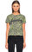 Superdry Leopar Desenli Gri T-Shirt #1