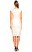 Michael Kors Collection V Yaka Beyaz Elbise #5