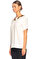 DKNY Fırfır Detaylı Beyaz Bluz #4
