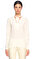 Agnona Şal Yaka Beyaz Bluz #1