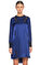3.1 Phillip Lim İşleme Detaylı Mini Lacivert Elbise #3