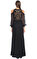 Tadashi Dantel Detaylı Siyah Gece Elbisesi #3