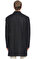 John Varvatos Usa Düz Desen Siyah Palto #5