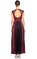 Karen Millen İşleme Detaylı Uzun Renkli Elbise #3