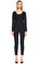 Karen Millen Düz Desen Siyah Bluz #2