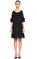 Karen Düz Desen Siyah Millen Elbise #1