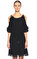 Karen Düz Desen Siyah Millen Elbise #2