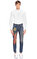 Gucci İşleme Detaylı Renkli Denim Pantolon #2
