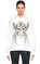 The Root Kapüşonlu Baskı Desen Beyaz Sweatshirt #1