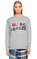 Marc Jacobs Pul-Payet İşlemeli Gri Sweatshirt #1