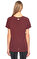 Dimensione Danza Baskı Desen Bordo T-Shirt #5