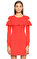 Karen Millen Fırfır Detaylı Kırmızı Elbise #2