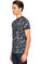 Ted Baker Karma Desenli Lacivert T-Shirt #4