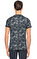 Ted Baker Karma Desenli Lacivert T-Shirt #5