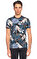 Ted Baker Çiçek Desenli Lacivert T-Shirt #1