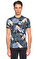 Ted Baker Çiçek Desenli Lacivert T-Shirt #3
