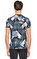 Ted Baker Çiçek Desenli Lacivert T-Shirt #5