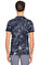 Ted Baker Çiçek Desenli Lacivert T-Shirt #5