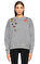 Alexander McQueen İşleme Detaylı Gri Sweatshirt #1