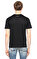 Les Hommes Baskı Desen Siyah T-Shirt #5