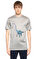 Lanvin Baskı Desen Gri T-Shirt #1