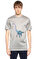 Lanvin Baskı Desen Gri T-Shirt #3