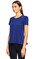 Karen Millen File Detaylı Mavi T-Shirt #4