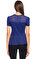 Karen Millen File Detaylı Mavi T-Shirt #5