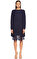 Silvian Heach Dantel Detaylı Lacivert Elbise #1