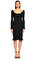 Etty & Jacques Fırfır Detaylı Siyah Elbise #1