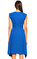 Karen Millen Zımba Detaylı Mavi Elbise #4
