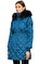 Juicy Couture Kapüşonlu Mavi Mont #4