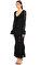 Alexis Örme Desen Uzun Siyah Elbise #3