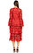 Alexis İşleme Detaylı Kırmızı Elbise #4